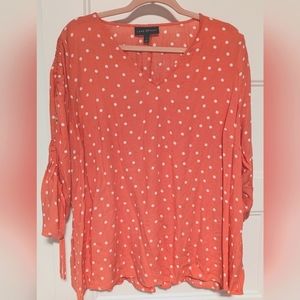 Lane Bryant Polka Dot Blouse Size 20